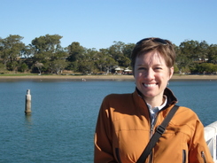 Carolyn on an Australian pier